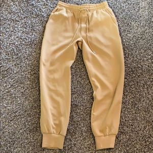 NWOT Mustard joggers